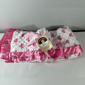 Carter’s My Sweet Girl Pink and‎ White Heart Baby Blanket